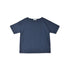 【日本製】 tシャツ メンズ 半袖 厚手 ボートネック 大きいサイズ 綿100% ハードコットン 無地 ネイビー(FL23SS-015M-na)